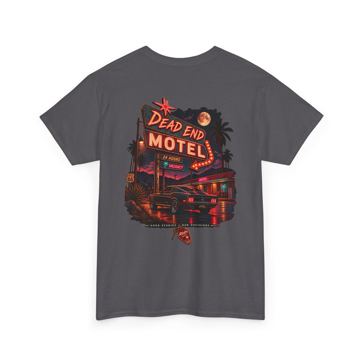 Dead End Motel retro graphic tee by Afterglow Apparel