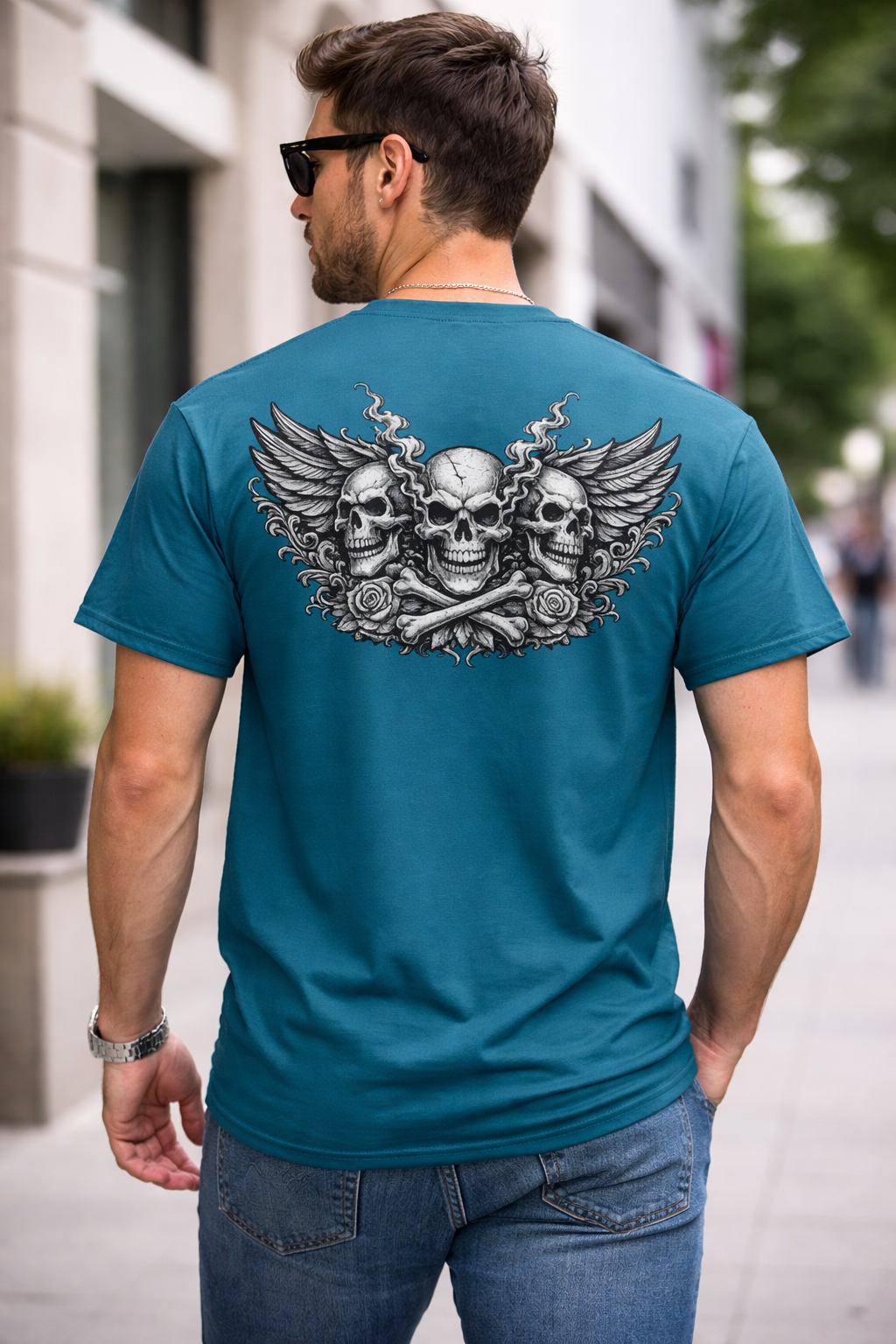 Skull Graphic T-Shirt Afterglow Apparel