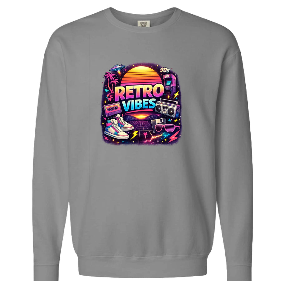 Afterglow Retro Crewneck in GREY by Afterglow Apparel