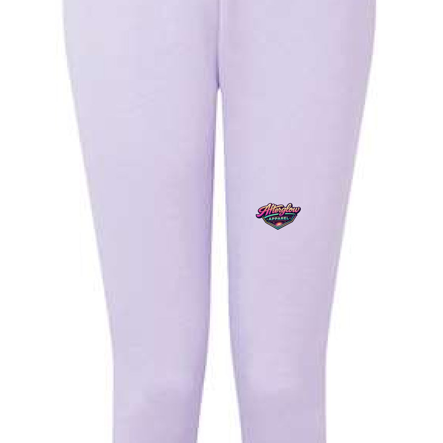Afterglow Fitted Joggers in Lilac by Afterglow Apparel